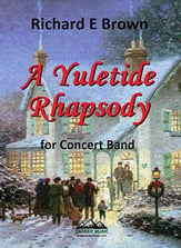 A Yuletide Rhapsody Concert Band sheet music cover